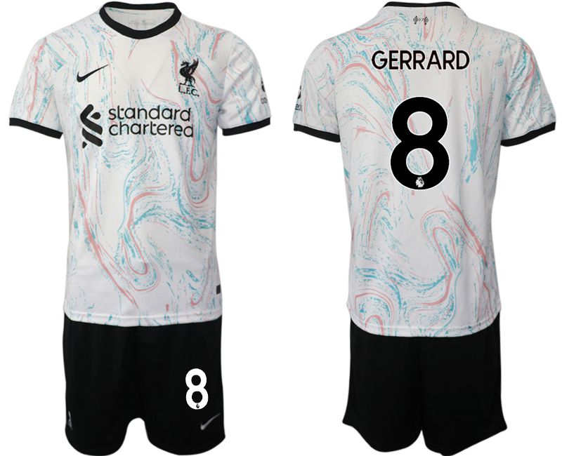 Men 2022-2023 Club Liverpool away white #8 Soccer Jerseys